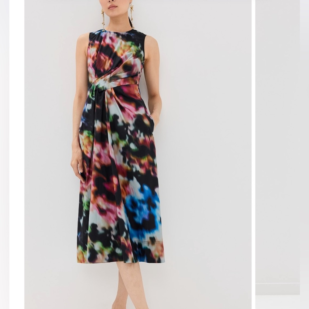 ULLA JOHNSON Davina Midi dress aura Sz 4